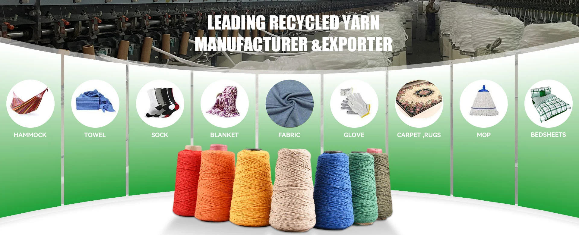 Leading Yarn Manufacturer and Exporter