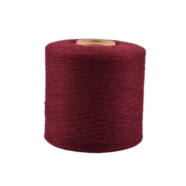 Cotton Polyester Dark Red Yarn for Hammock