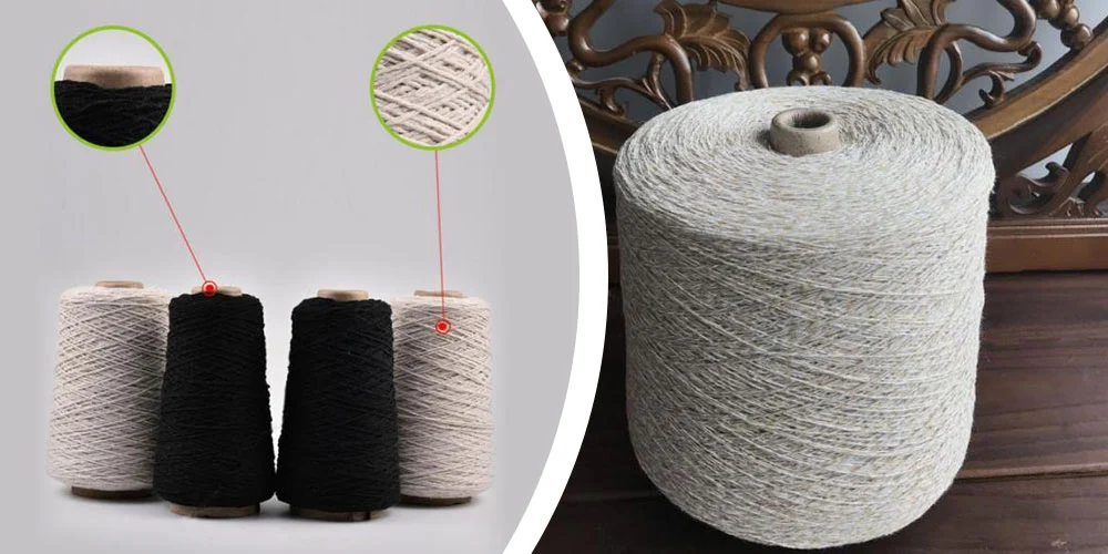 8s1 Raw White Cotton Polyester Yarn For Hammock