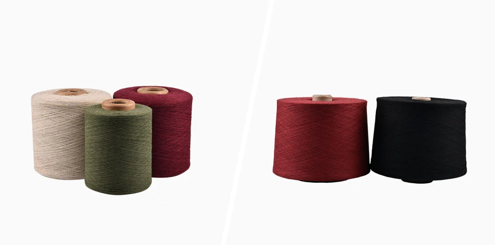 Cotton Polyester Dark Red Yarn For Hammock