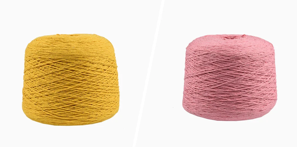 Recycled Dyed Cotton Yarn For Crochet